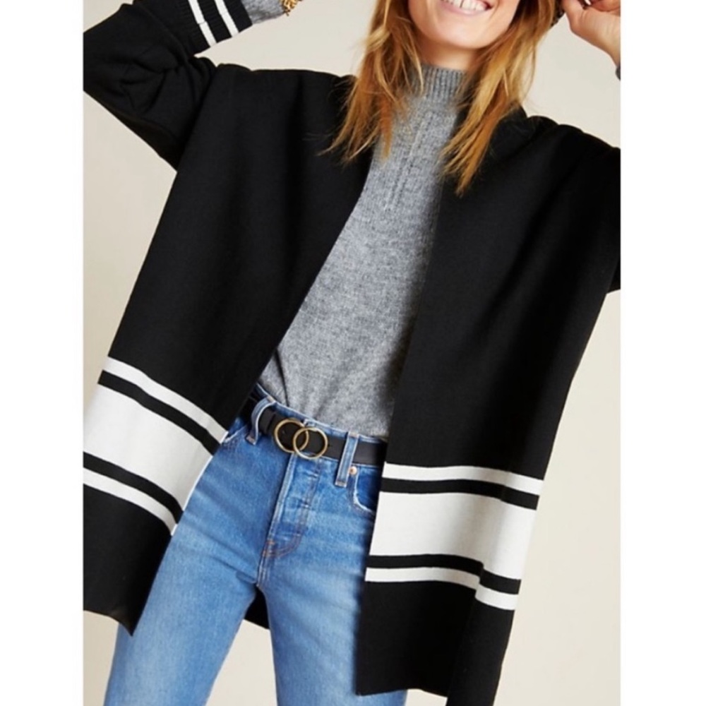 sale | anthropologie | black and white cardigan